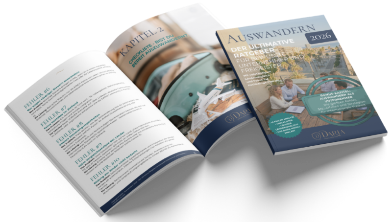 eBook Auswandern für Unternehmer Mockup transparent